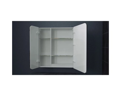 Зеркальный шкаф 80x80 см белый R Art&Max Verona AM-Ver-800-800-2D-R-DS-F