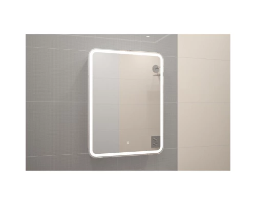 Зеркальный шкаф 60x80 см белый матовый R Art&Max Platino AM-Pla-600-800-1D-R-DS-F