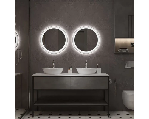 Зеркало 60x60 см Art&Max Napoli AM-Nap-600-DS-F-White