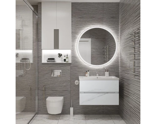 Зеркало 100x100 см Art&Max Napoli AM-Nap-1000-DS-F-White