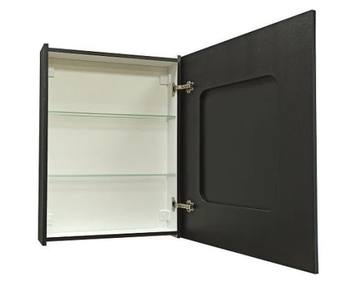 Зеркальный шкаф 60x80 см черный матовый Art&Max Techno AM-Tec-600-800-1D-DS-F-Nero