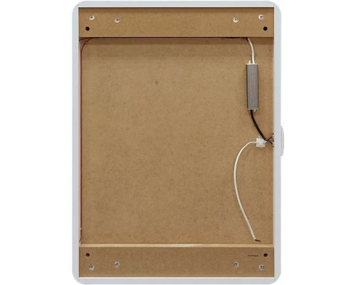 Зеркальный шкаф 60x80 см белый матовый L Art&Max Platino AM-Pla-600-800-1D-L-DS-F