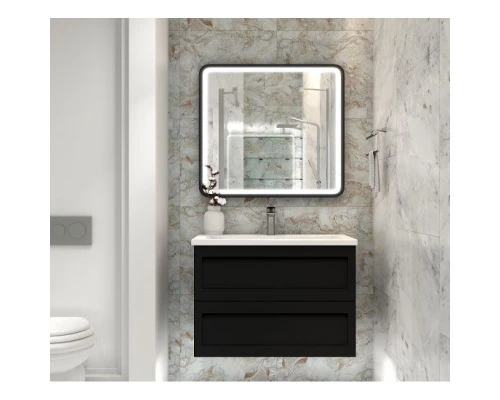 Тумба Nero Matt 89,8 см Art&Max Platino AM-Platino-900-2C-SO-NM