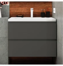 Тумба Grigio Matt 75 см Art&Max Bianchi AM-Bianchi-750-2C-SO-GM