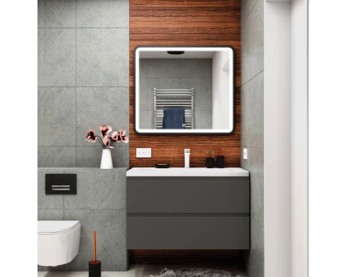 Тумба Grigio Matt 90 см Art&Max Bianchi AM-Bianchi-900-2C-SO-GM