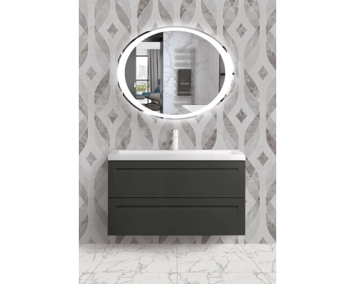 Тумба Grigio Matt 90 см Art&Max Platino AM-Platino-900-2C-SO-GM-Cer