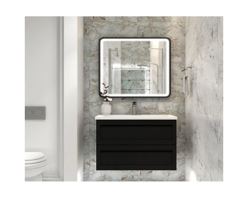 Тумба Nero Matt 90 см Art&Max Platino AM-Platino-900-2C-SO-NM-Cer