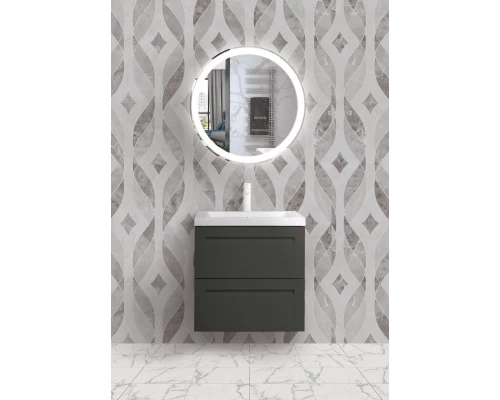 Тумба Grigio Matt 60 см Art&Max Platino AM-Platino-600-2C-SO-GM-Cer