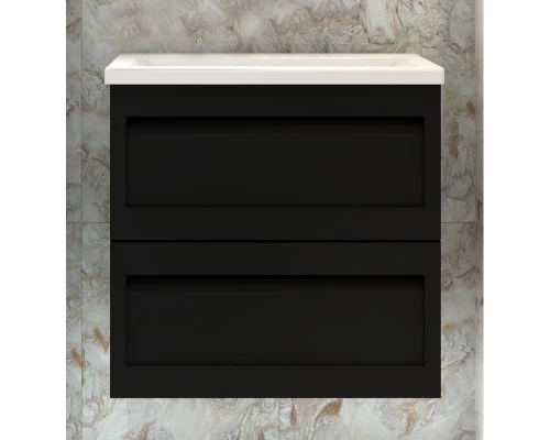 Тумба Nero Matt 60 см Art&Max Platino AM-Platino-600-2C-SO-NM-Cer