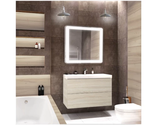 Тумба Rovere Chiaro Sonoma 99,6 см Art&Max Verona Push AM-Verona-Push-1000-2C-SO-RS-TS
