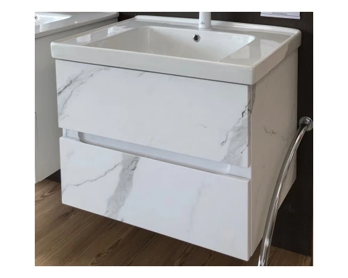 Тумба монти мрамор 67 см Art&Max Techno AM-Techno-700-2C-SO-MR960