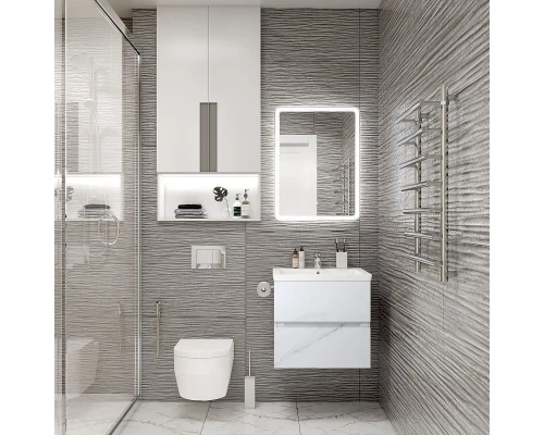 Тумба монти мрамор 67 см Art&Max Techno AM-Techno-700-2C-SO-MR960