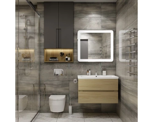 Тумба дуб мадейра 87 см Art&Max Techno AM-Techno-900-2C-SO-LW674