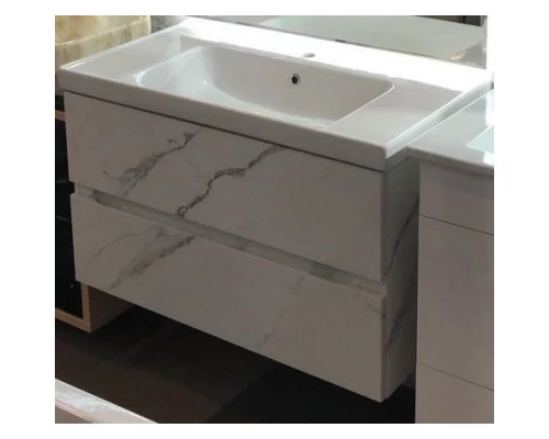 Тумба монти мрамор 87 см Art&Max Techno AM-Techno-900-2C-SO-MR960