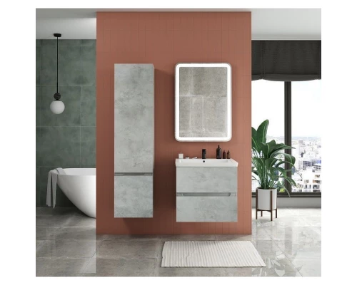 Пенал подвесной бетон R Art&Max Techno AM-Techno-1600-AC-SO-LS935-R