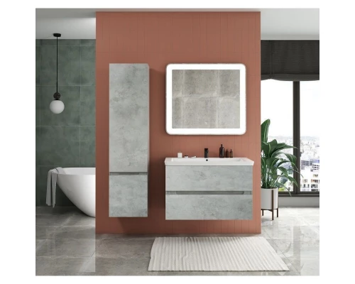 Пенал подвесной бетон R Art&Max Techno AM-Techno-1600-AC-SO-LS935-R