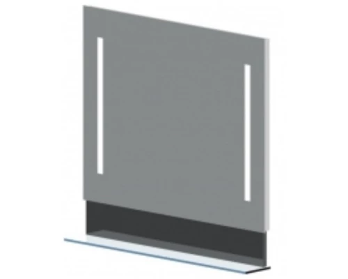 Зеркало 68x83,3 см черный глянец Astra-Form Альфа 020403