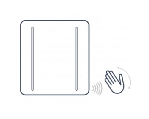 Зеркало 88x83,3 см черный глянец Astra-Form Альфа 020404/020405