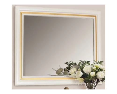 Зеркало 95x75 см слоновая кость золотая патина Atoll Джулия