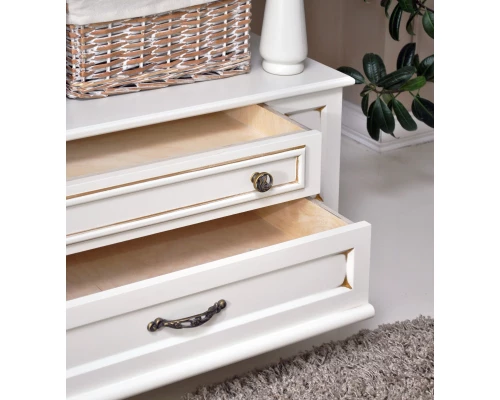 Тумба с раковиной слоновая кость золотая патина 95 см Atoll Джулия