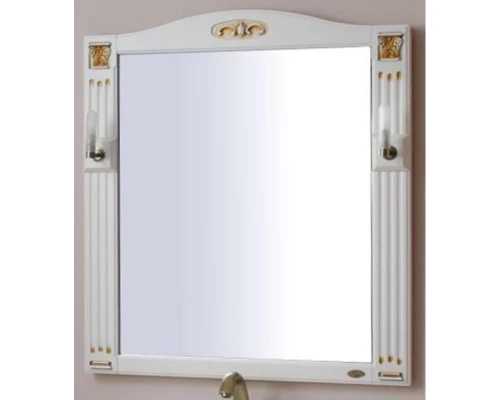 Зеркало 83x92,5 см слоновая кость золотая патина Atoll Венеция