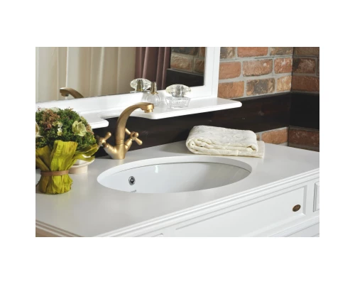 Тумба с раковиной белый матовый 116,5 см Atoll Марсель NEW