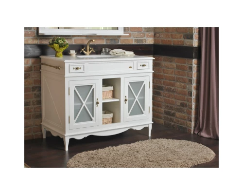 Тумба с раковиной белый матовый 116,5 см Atoll Марсель NEW