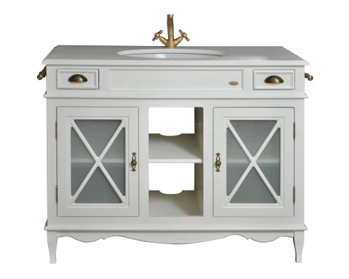 Тумба с раковиной белый матовый 116,5 см Atoll Марсель NEW