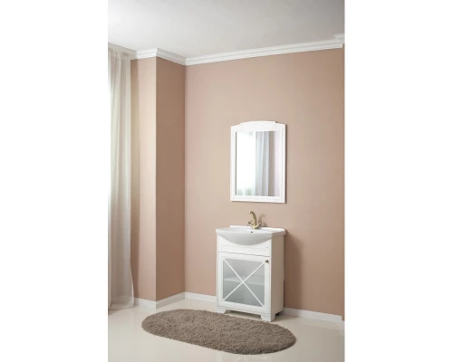 Зеркало 64x85 см белый матовый Atoll Палермо