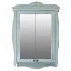 Зеркало-шкаф 78x115 см голубой Atoll Ривьера