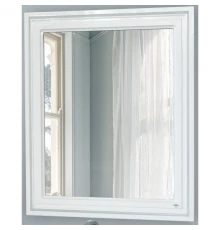 Зеркало 78x90 см белый глянец серебряная патина Atoll Мальта