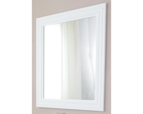 Зеркало 78x90 см белый матовый Atoll Валери