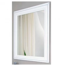 Зеркало 78x90 см белый матовый серебряная патина  Atoll Валери