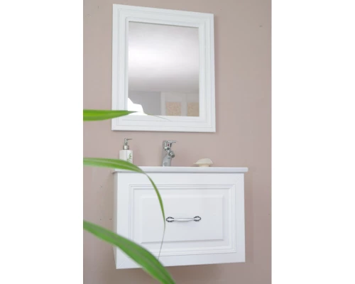 Зеркало 60,5x72,5 см белый матовый Atoll Валери