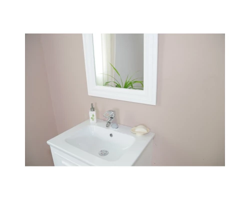 Тумба с раковиной белый матовый 60,5 см Atoll Валери