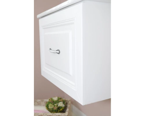 Тумба с раковиной белый матовый 60,5 см Atoll Валери