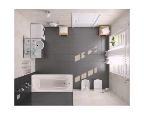 Чугунная ванна 160x70 см BLB Africa S498072A2000000