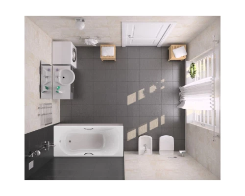 Чугунная ванна 170x75 см BLB Asia S498074T2000000R