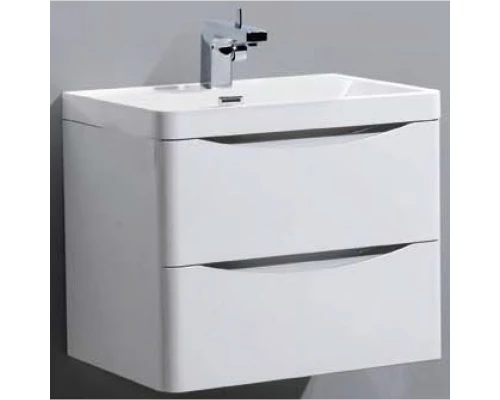 Тумба с раковиной белый глянец 60 см BelBagno Ancona-N ANCONA-N-600-2C-SO-BL + EA-600-LVB