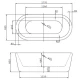 Акриловая ванна 177x80,5 см BelBagno BB29