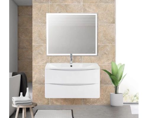Тумба Bianco Lucido 89,6 см BelBagno Acqua ACQUA-900-2C-SO-BL