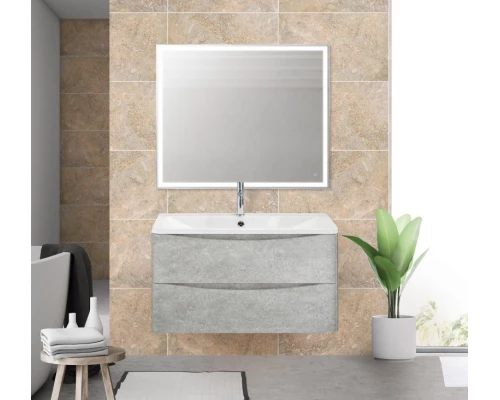 Тумба Cemento Verona Grigio 89,6 см BelBagno Acqua ACQUA-900-2C-SO-CVG