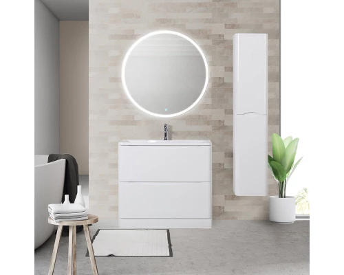 Тумба Bianco Lucido 79,6 см BelBagno Acqua ACQUA-800-2C-PIA-BL