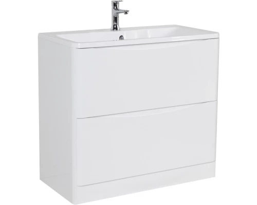 Тумба Bianco Lucido 89,6 см BelBagno Acqua ACQUA-900-2C-PIA-BL