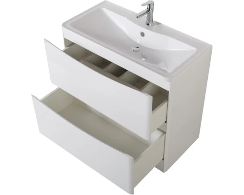 Тумба Bianco Lucido 89,6 см BelBagno Acqua ACQUA-900-2C-PIA-BL