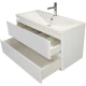 Тумба Bianco Lucido 89,6 см BelBagno Albano ALBANO-900-2C-SO-BL