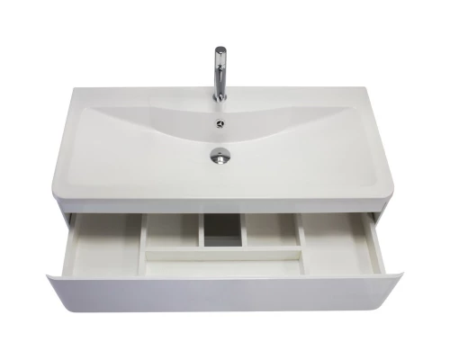 Тумба Bianco Lucido 89,6 см BelBagno Albano ALBANO-900-2C-SO-BL