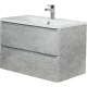 Тумба Cemento Verona Grigio 99,6 см BelBagno Albano ALBANO-1000-2C-SO-CVG