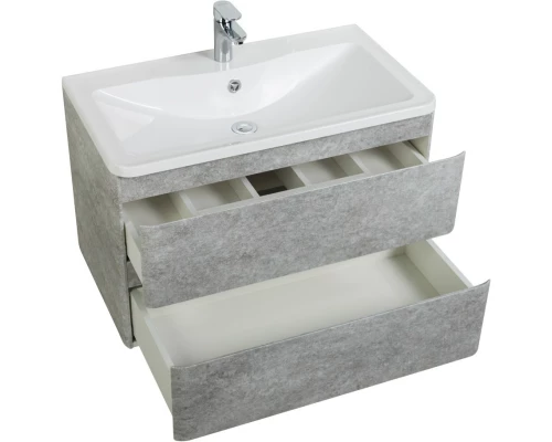 Тумба Cemento Verona Grigio 79,6 см BelBagno Albano ALBANO-800-2C-SO-CVG
