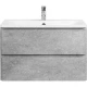 Тумба Cemento Verona Grigio 79,6 см BelBagno Albano ALBANO-800-2C-SO-CVG